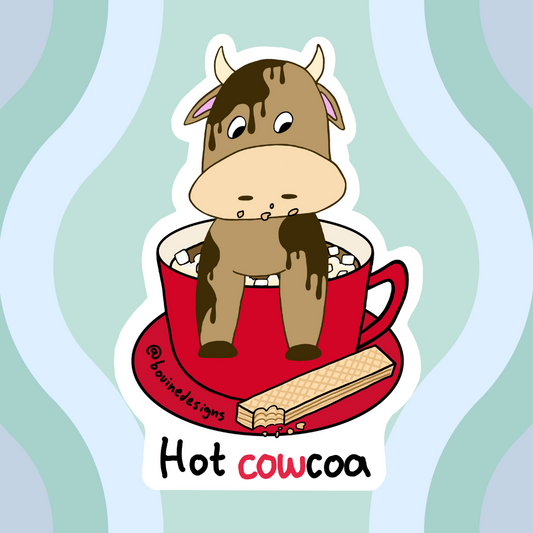 Hot Cowcoa Sticker
