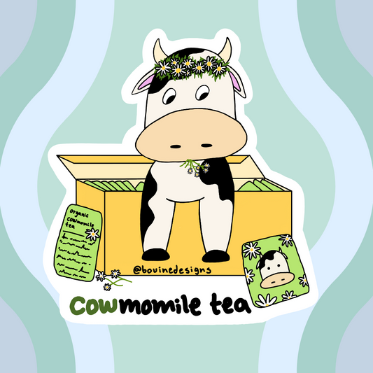 Cowmomile Tea Sticker
