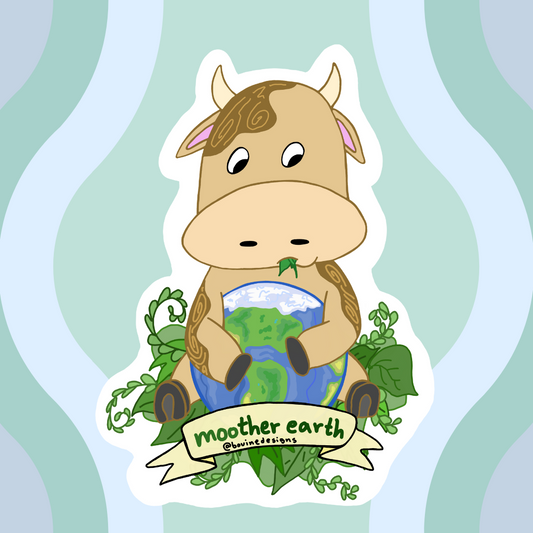Moother Earth Sticker